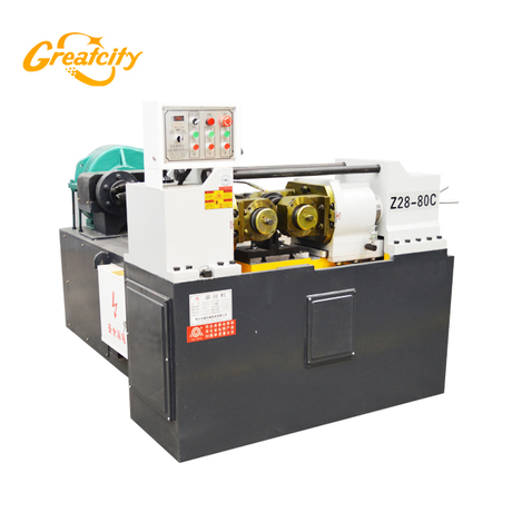 No limited thread length steel bar automatic thread rolling machine cylindical