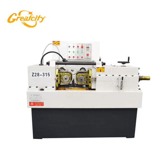 Export To Spain Z28-315 Model Two Roller Steel Rod Thread Rolling Machine Producer
