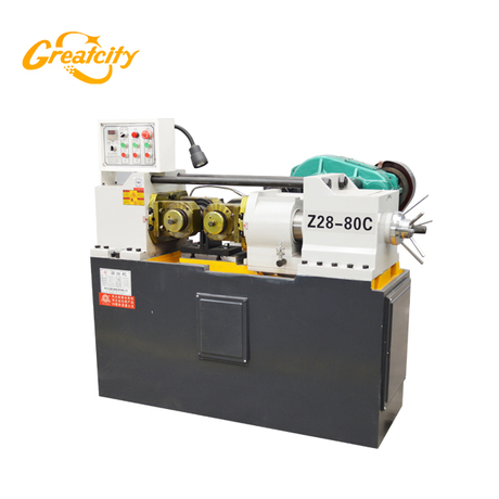 High standard hydraulic steel rod manual thread rolling machine price 