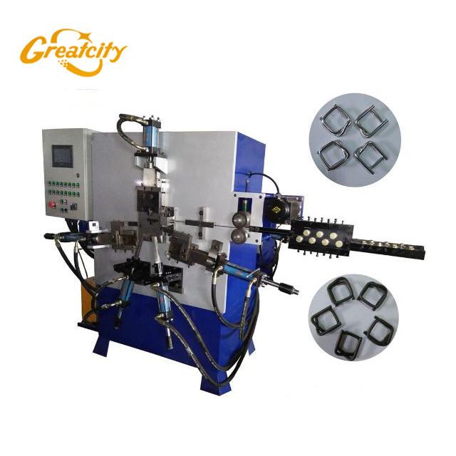 Automatic Mechanical Metal Bag Shoes Square Buckle Making Machine