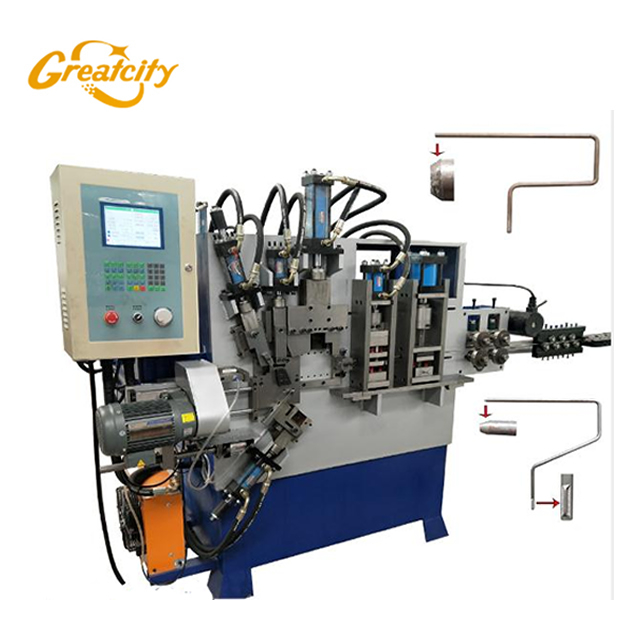 Chinese factory direct sale Fully automatic CNC controller Paint roller frame forming machine ,.paint roller production line 