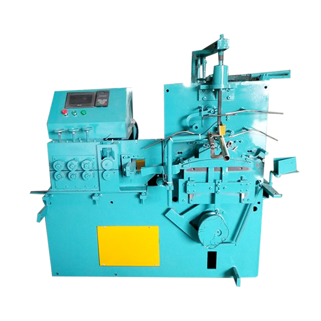 Semi-auto clothes wire hanger making machine for laundry