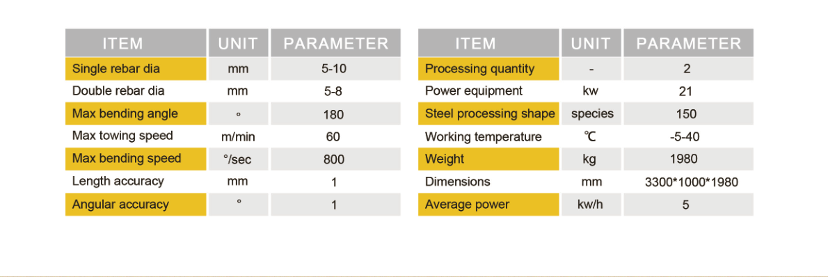 stirrup bending machine 