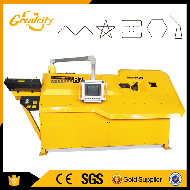 25kw motor 4-10mm CNC automatic hoop bending machine for construction 