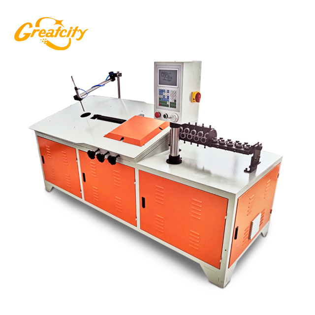 Greatcity 2-6mm multi function cnc automatic ss wire bending machine for wire basket