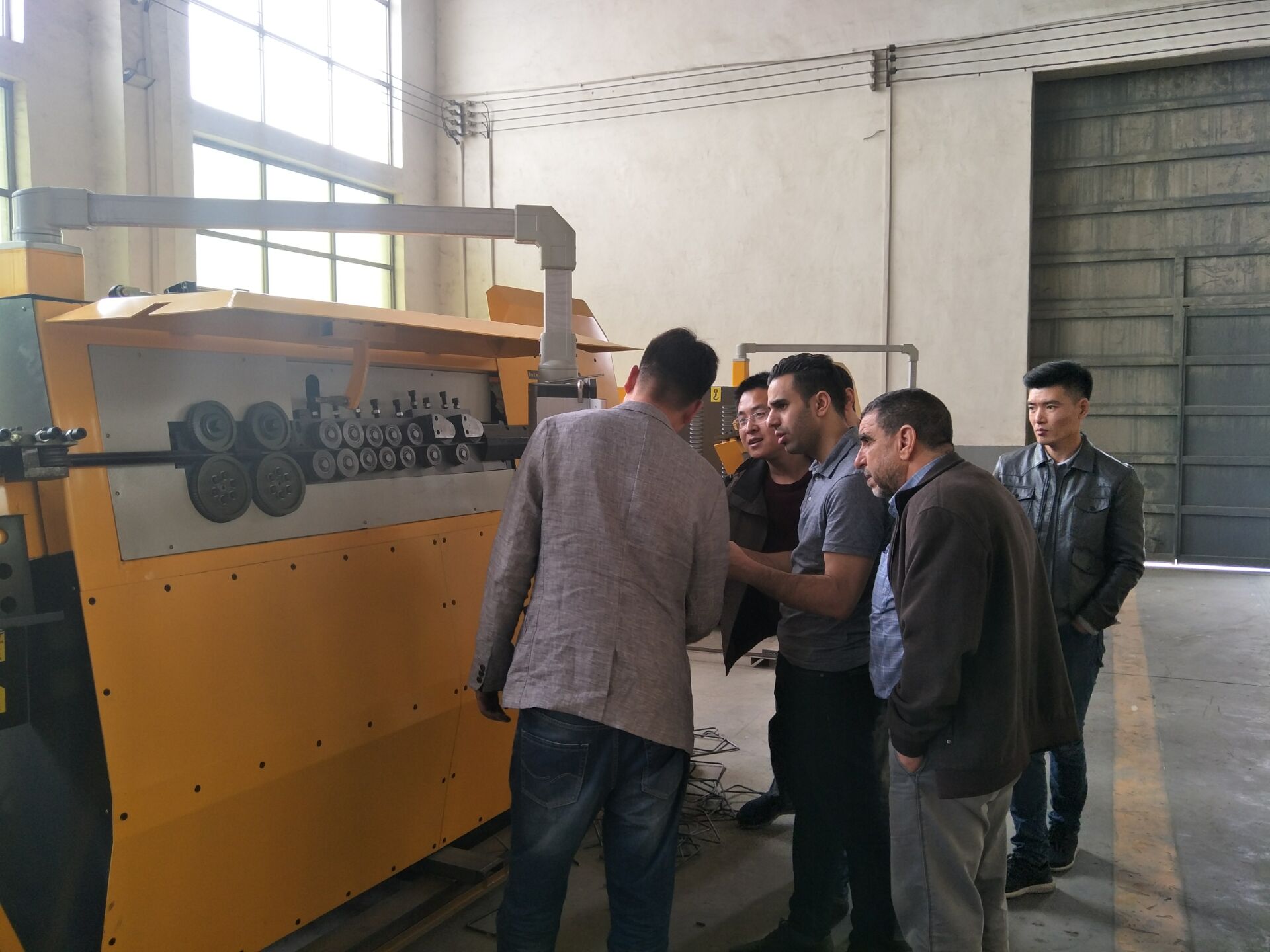 R9 stirrup bending machine customer asking machine details 