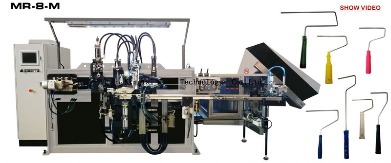 Paint Roller Frame Making Machine with CNC Controller factory 