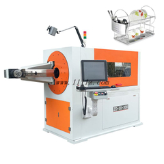 ZD 3D 308 5 axis CNC wire bending machine 8mm 3D Metal Steel Bar Solid Wire Forming Machine