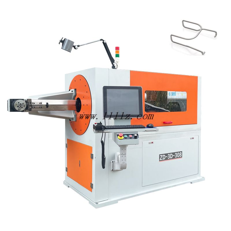 ZD 3D 308 5 axis CNC wire bending machine 8mm 3D Metal Steel Bar Solid Wire Forming Machine