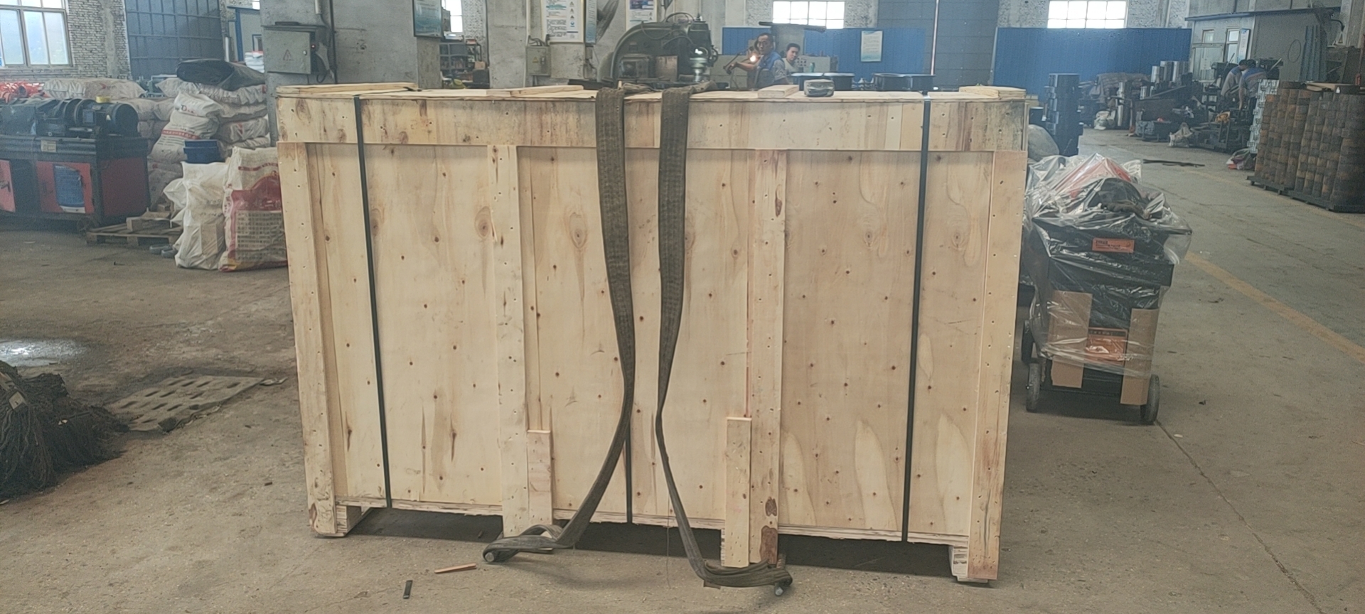 Thread Stripping Rib Rolling Machine wooden case