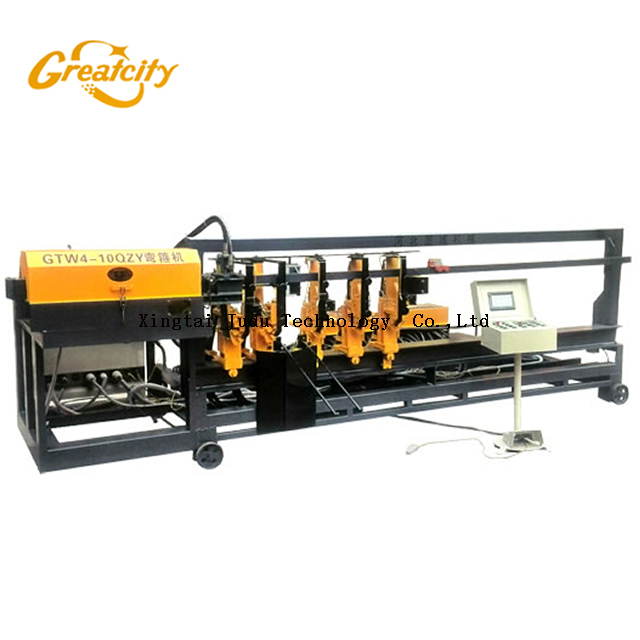 High standard 2D automatic Steel wire stirrup bending machine / cutting and bending rebar machines combined factory supply