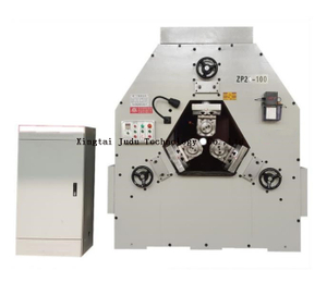  ZP28-100 hydraulic three-axis thread rolling machine automatic hollow tube thread rolling machine factopry price 