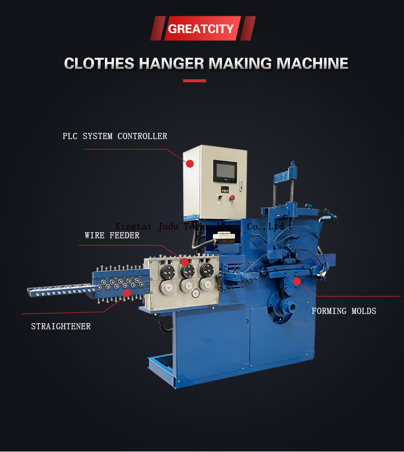 metal wire hanger maker machine