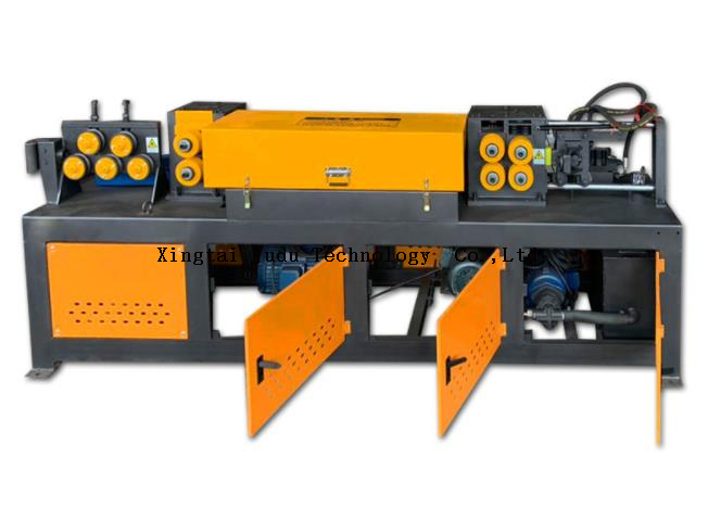 CNC Automatic 4-12 Mm Rebar Straightening And Cutting Machine / rebar straightening and cut off machine