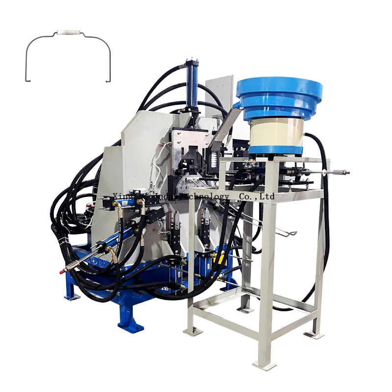Profession Nice Looking And Stable Quality Plastic Paint Container Handle Making Machine