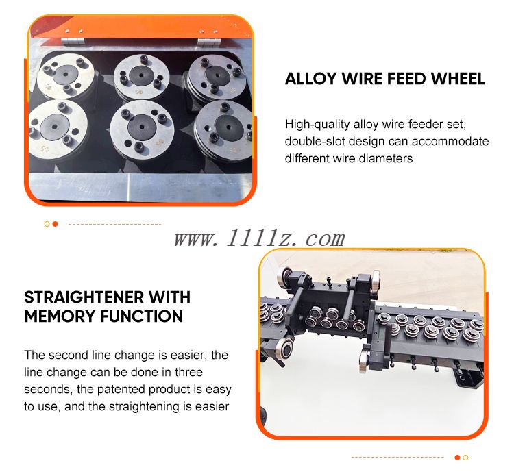 Zhongde Machinery CNC 4 axis 2d Wire Bending Machine with wire shelf