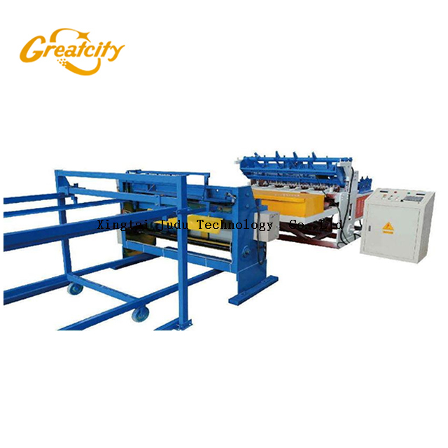 fully automatic galvanized electric welded iron wire mesh fence panel machine reinforce concrete wire mesh welding machine price