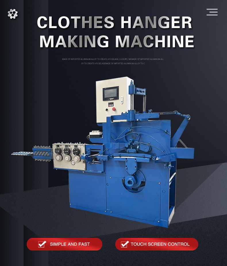 metal wire hanger maker machine