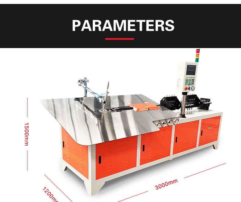 steel ironwire bending machine