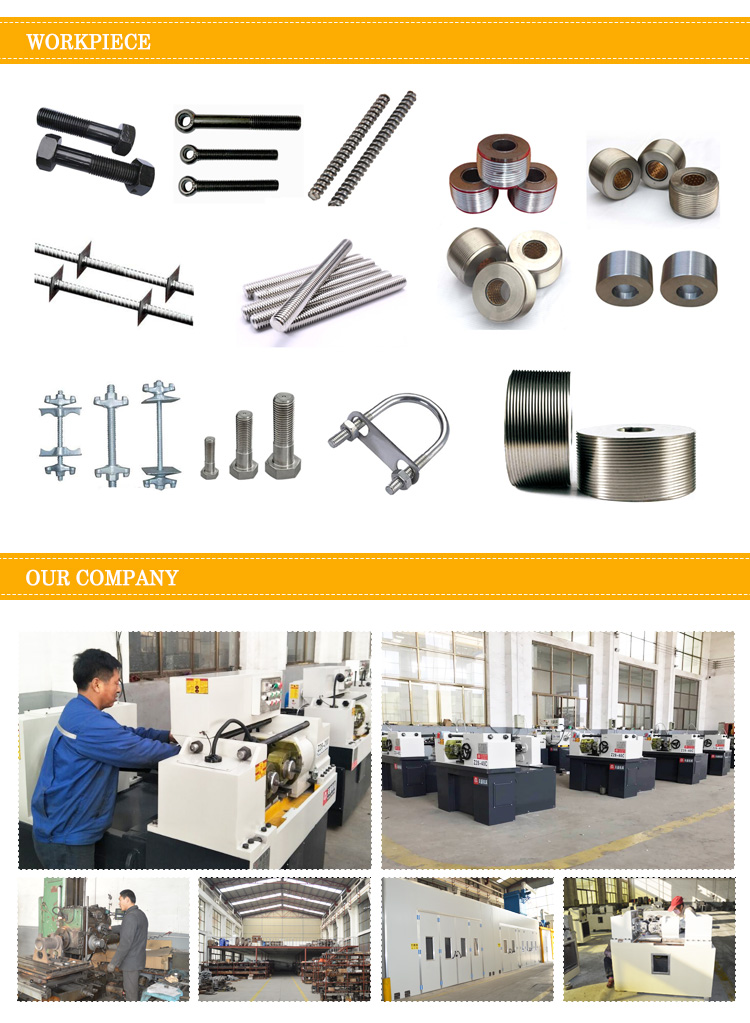 No limited thread length steel bar automatic thread rolling machine ...